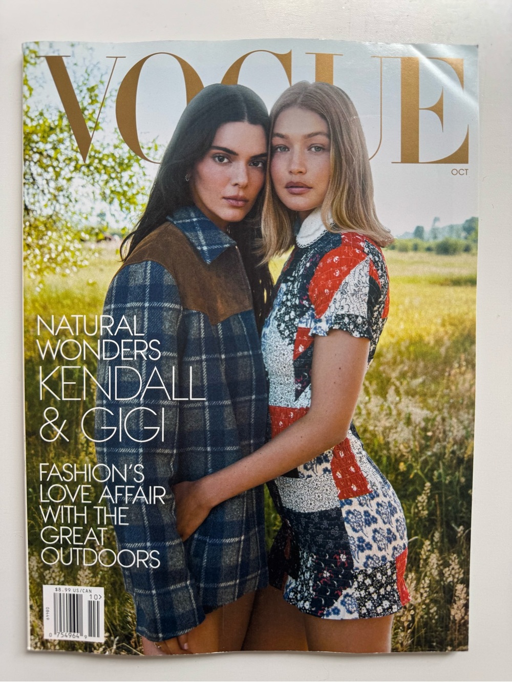 Vogue Magazine October 2025 Gigi Hadid and Kendall